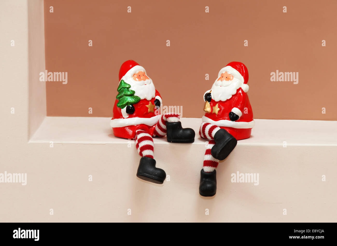 Santa Clauses toys Stock Photo - Alamy