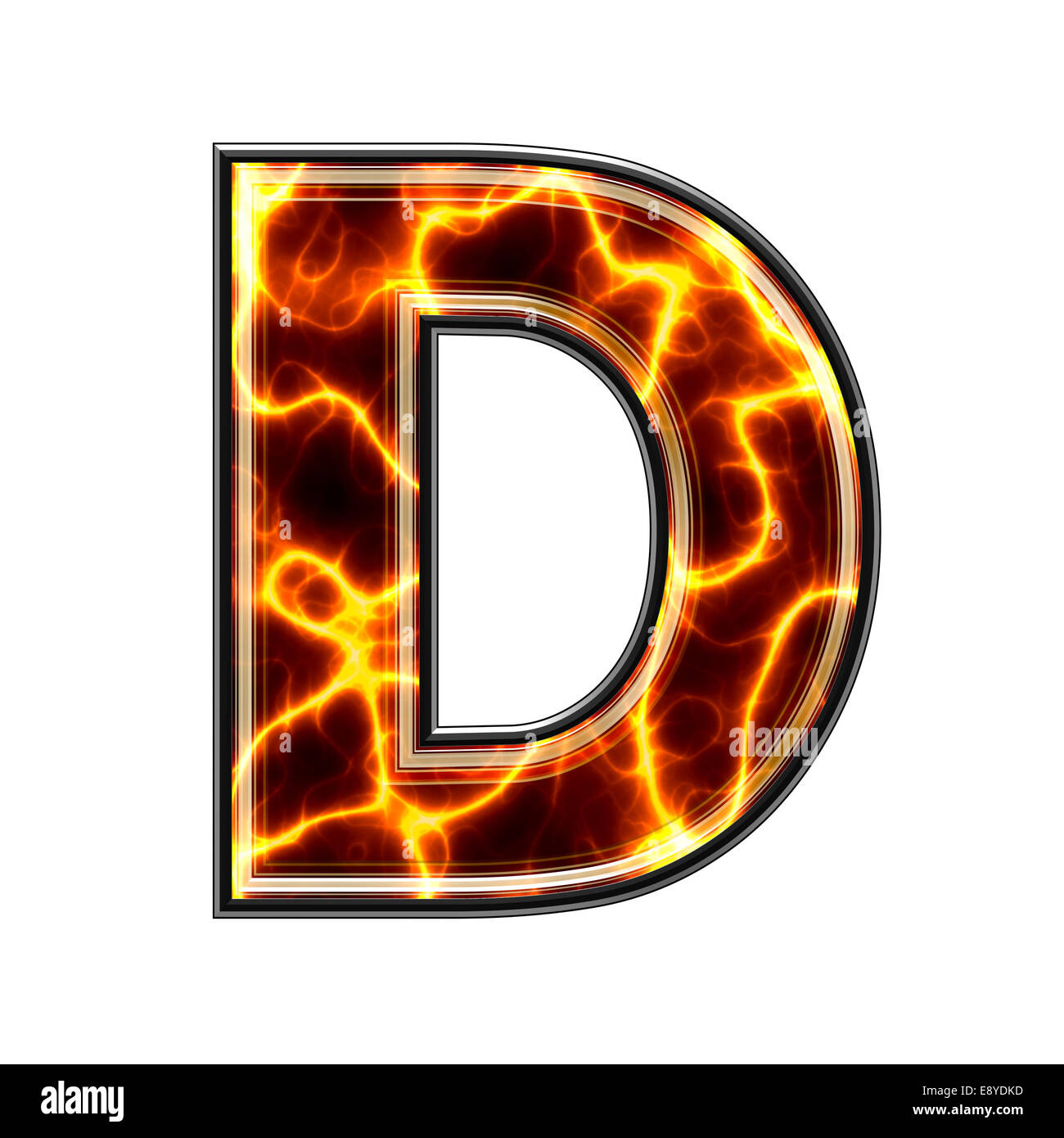 3d electric letter -D Stock Photo - Alamy