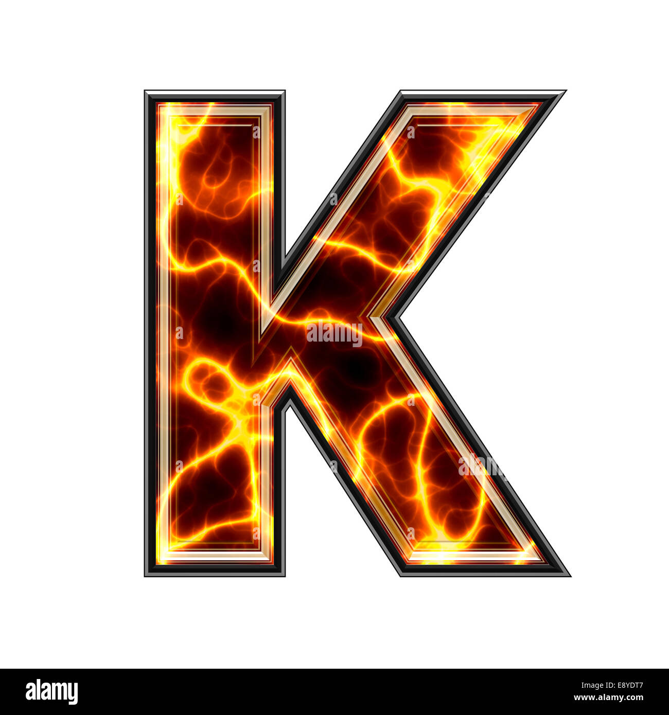 3d letter k hi-res stock photography and images - Alamy