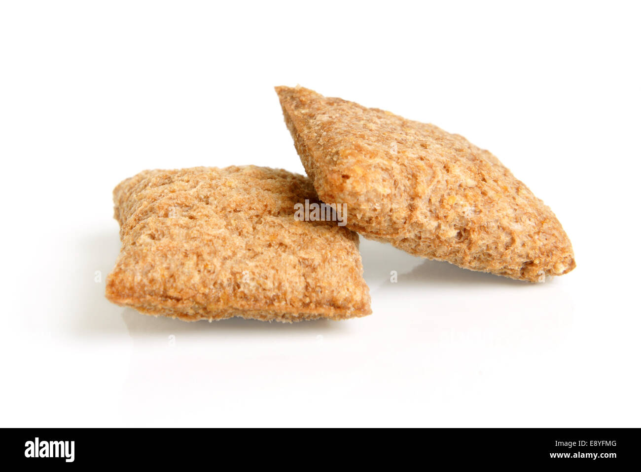 Pair of corn cookies Stock Photo