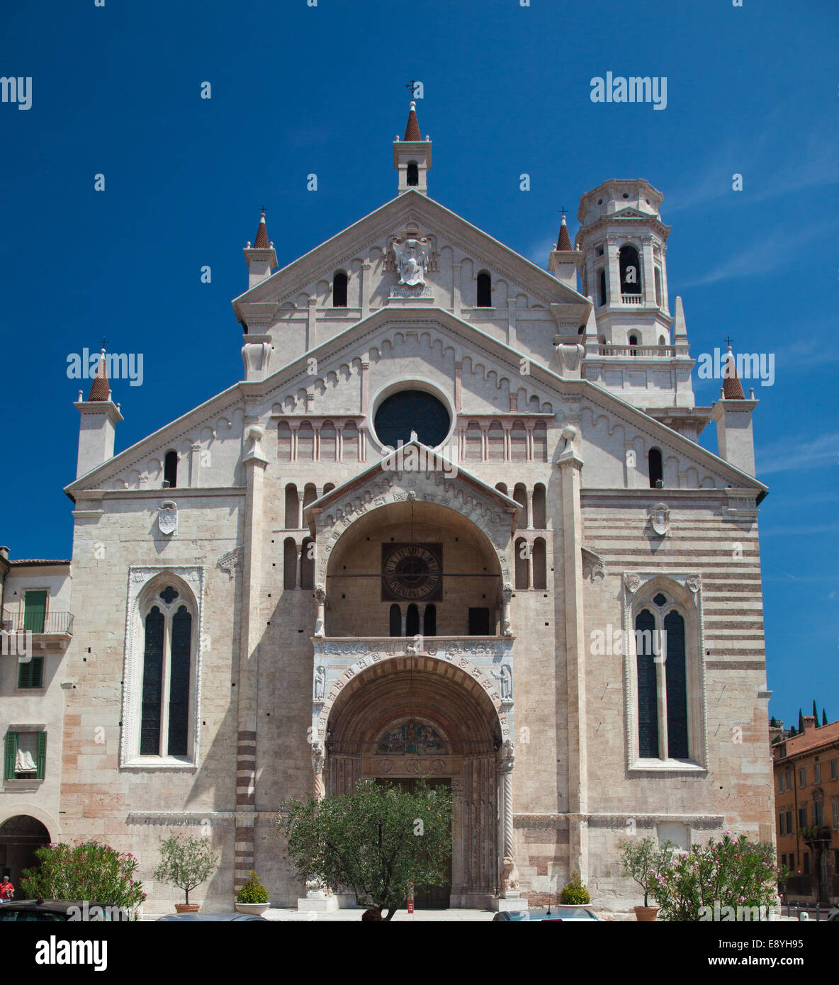 Cathedral of Verona Stock Photo