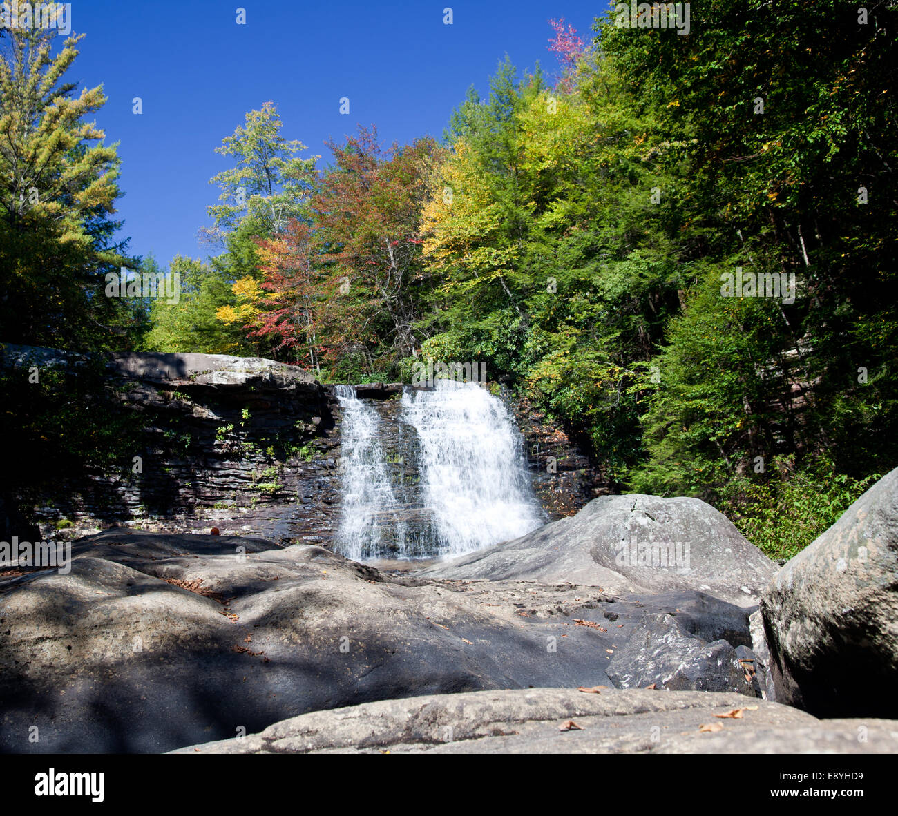 Swallow Falls Maryland Stock Photo