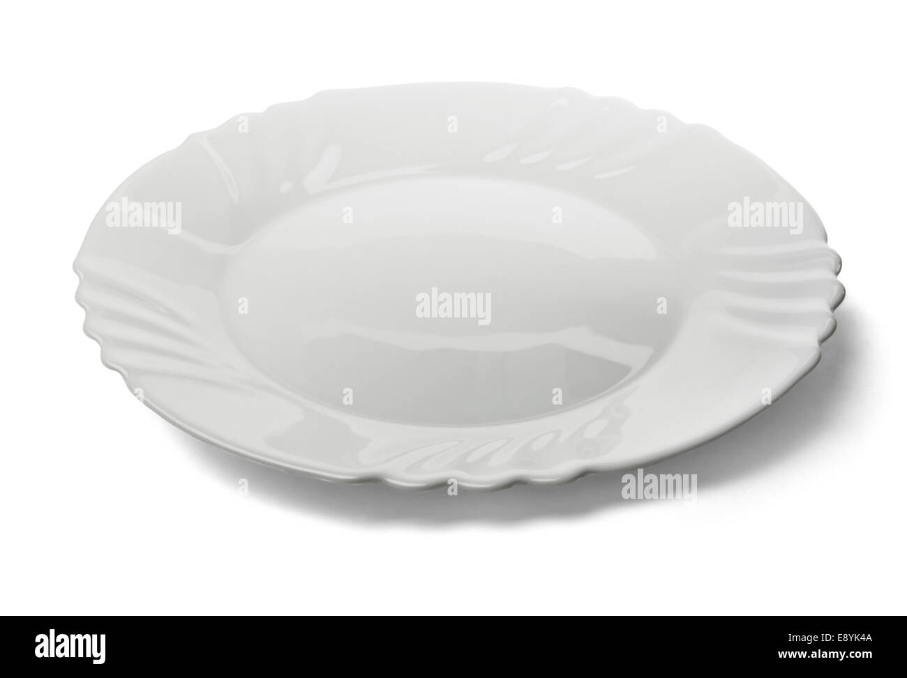 White plate Stock Photo Alamy
