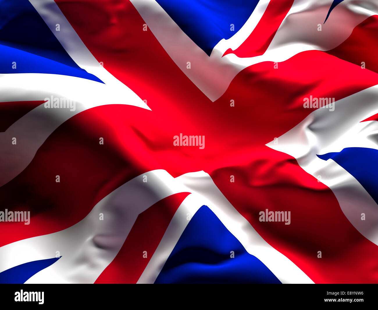 union jack flag 3d background Stock Photo - Alamy