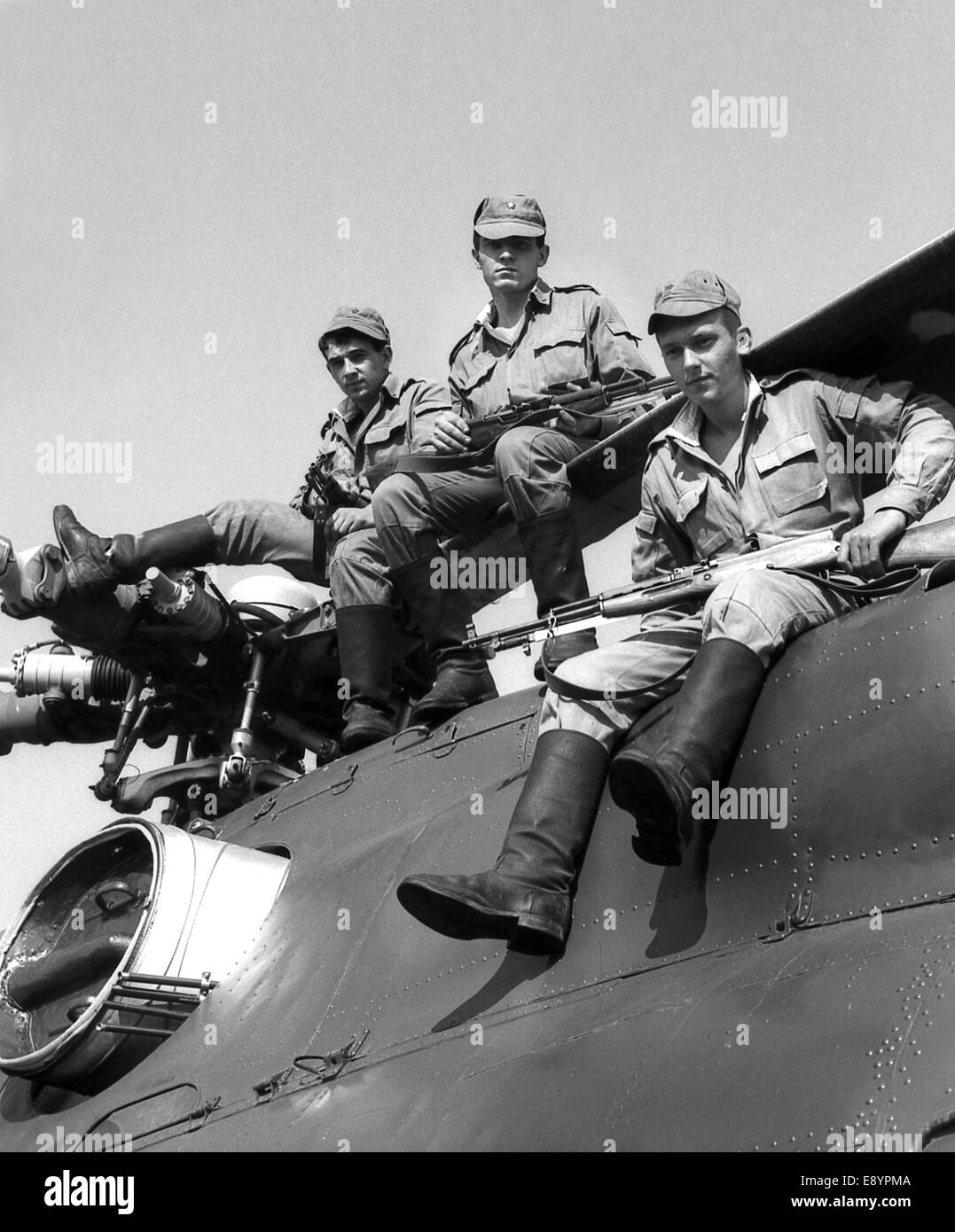 Mi 8 helicopter soviet Black and White Stock Photos & Images - Alamy