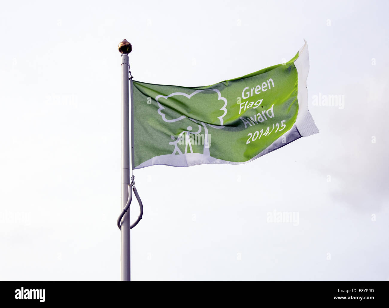 Green flag award Stock Photo Alamy
