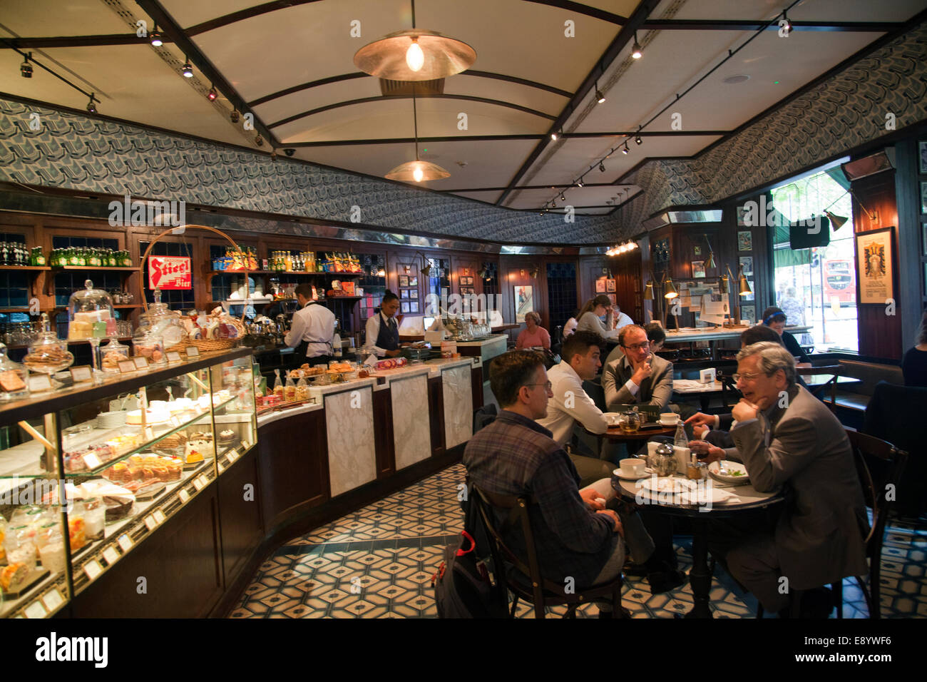 The Delaunay Cafe on the Aldwych in London UK Stock Photo