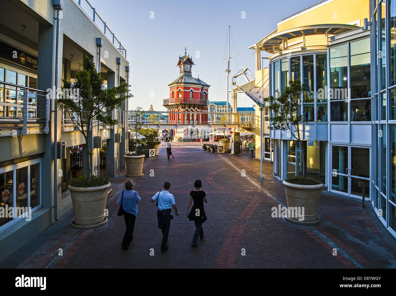 South Africa, Cape town,waterfront, the clock tower Stock Photo