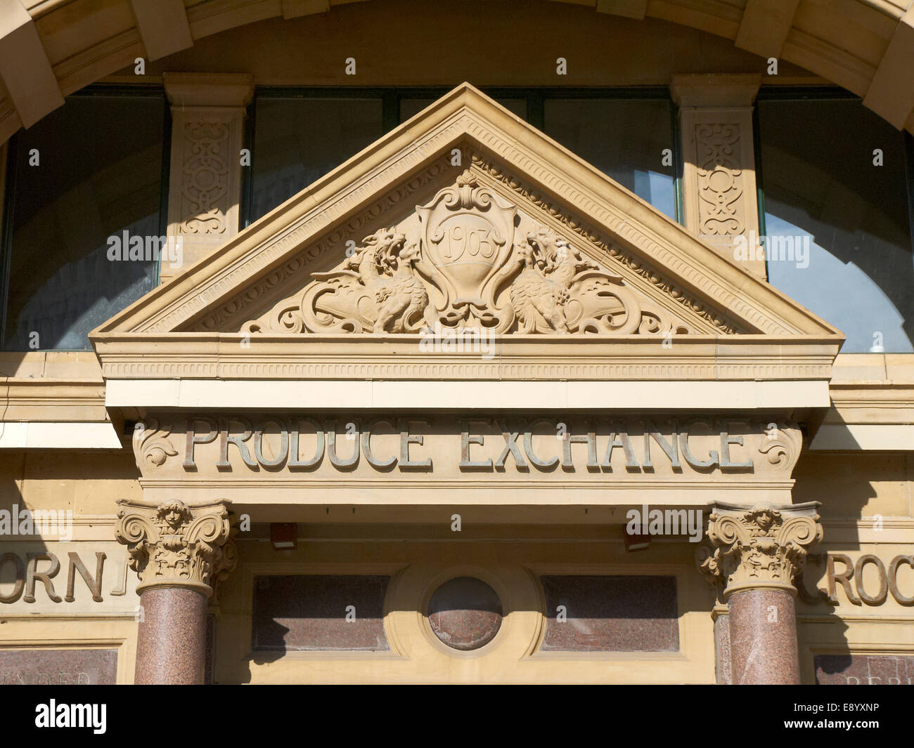 Front entrance corn exchange hires stock photography and images Alamy
