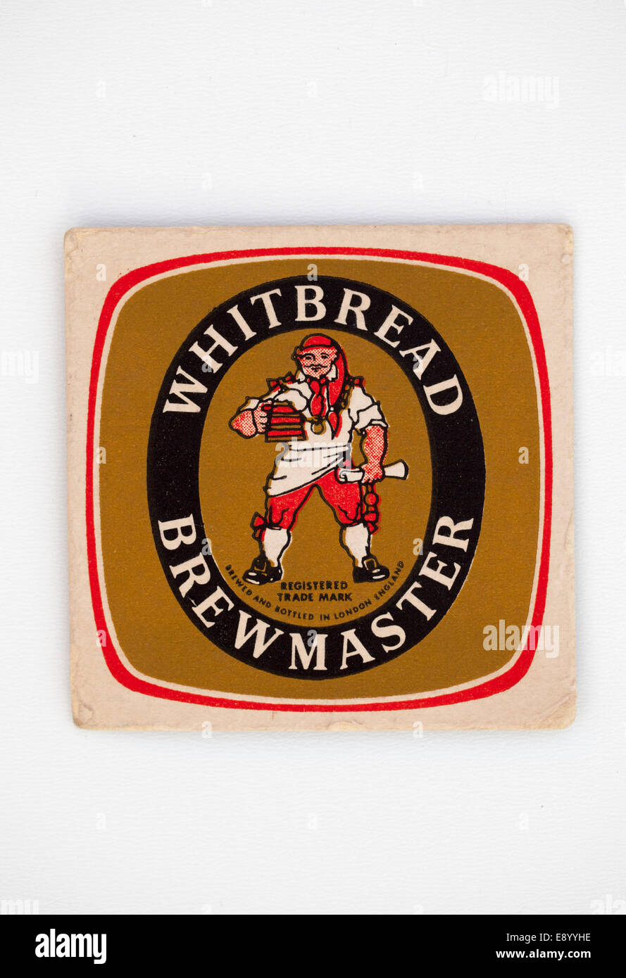 Vintage or Old British Beer mat advertising Whitbread Brewery Stock