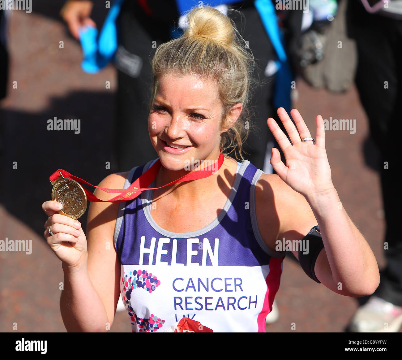 Athletes, celebrities, wheelchair users and fun runners complete the