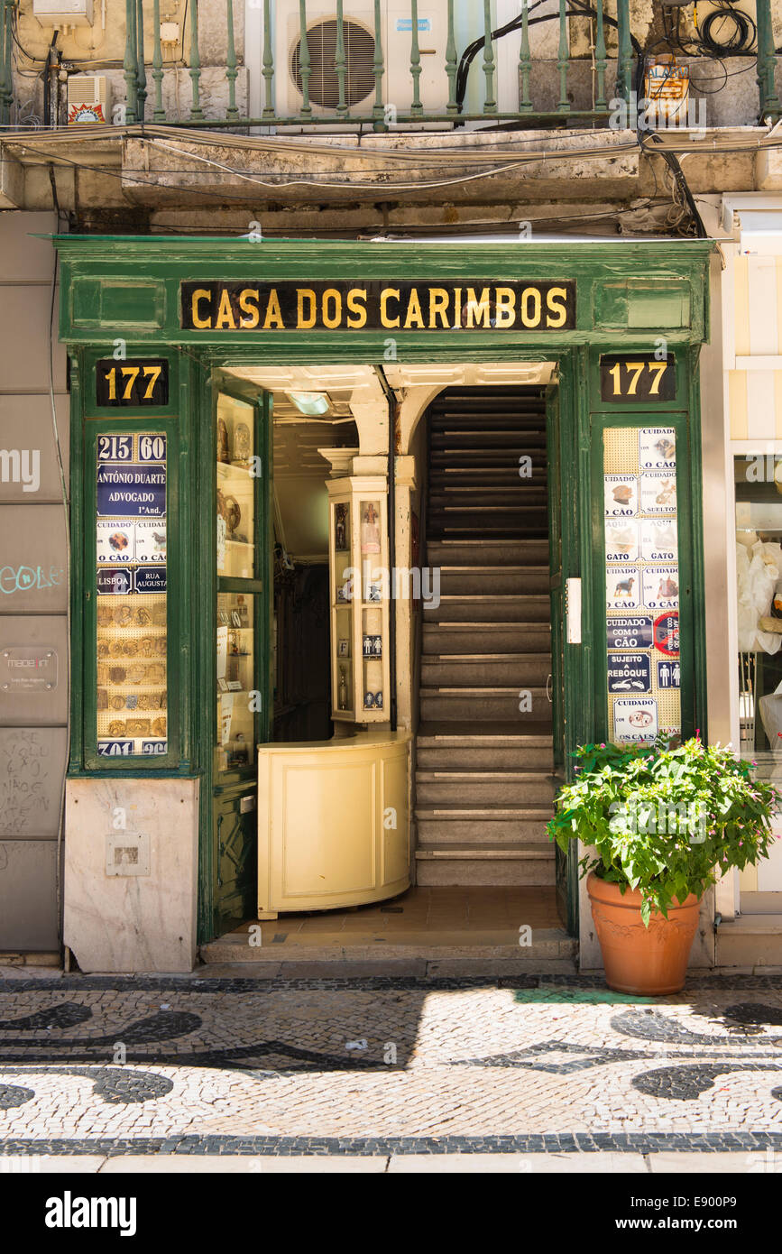 Jogos Santa Casa sign, Lisbon, Portugal Stock Photo - Alamy