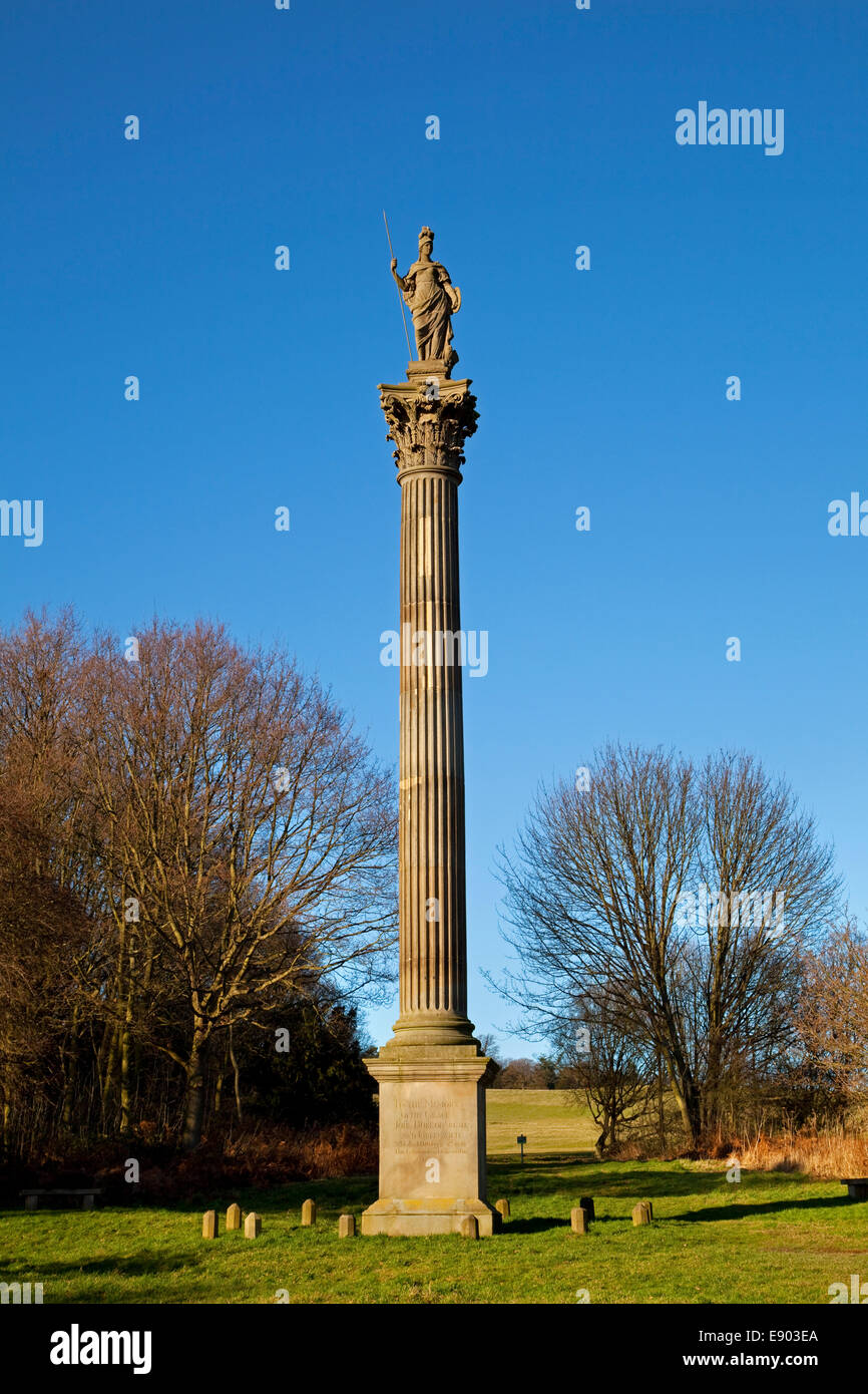The Duke of Argyll monument in the grounds of Wentworth Castle South Yorkshire UK Stock Photo