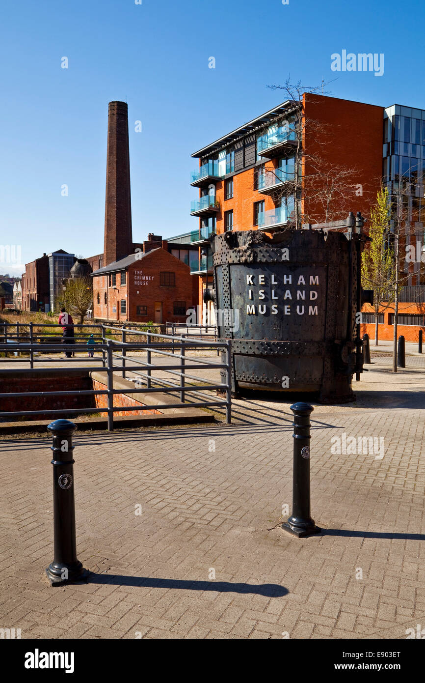 Kelham Island indusrial museum Sheffield South Yorkshire UK Stock Photo