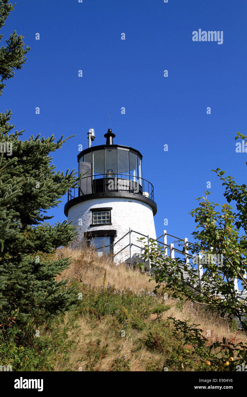 Owls Head Light, which sits at the opening of Rockland Harbor and