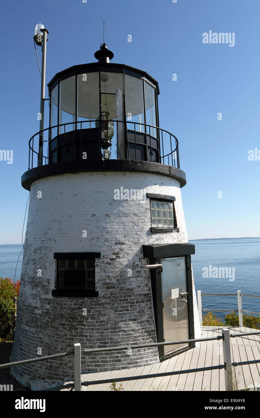 Owls Head Light, which sits at the opening of Rockland Harbor and