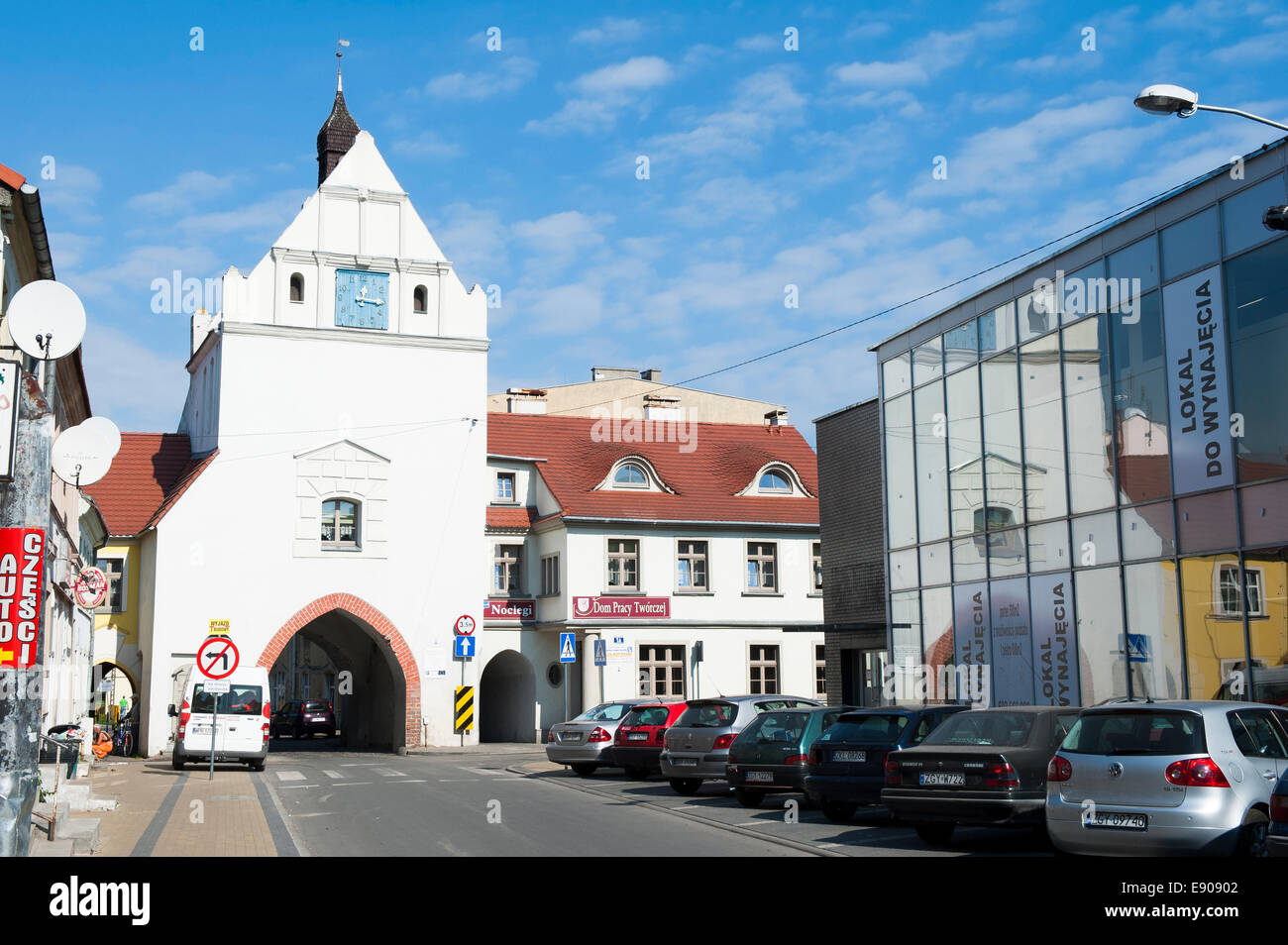 Kamienna Gate, Gryfice, West Pomeranian Voivodeship, Poland Stock Photo