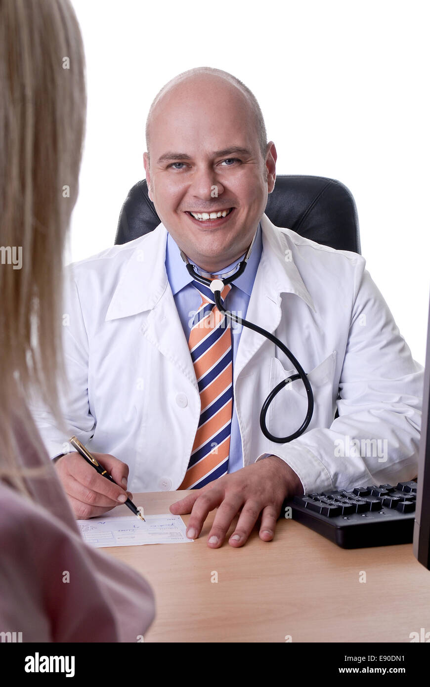The doctor patient consultation Stock Photo