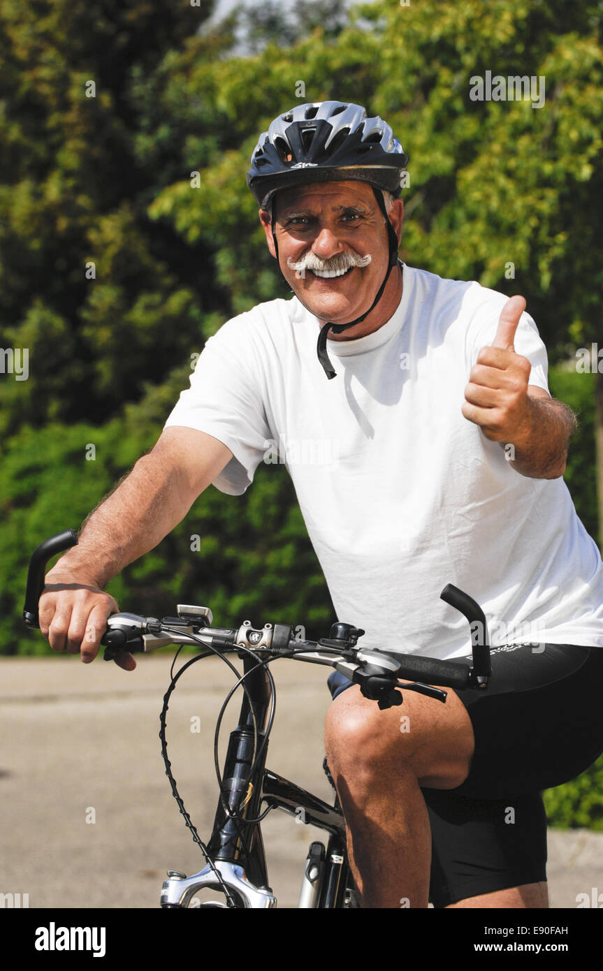 Cyclists Stock Photo