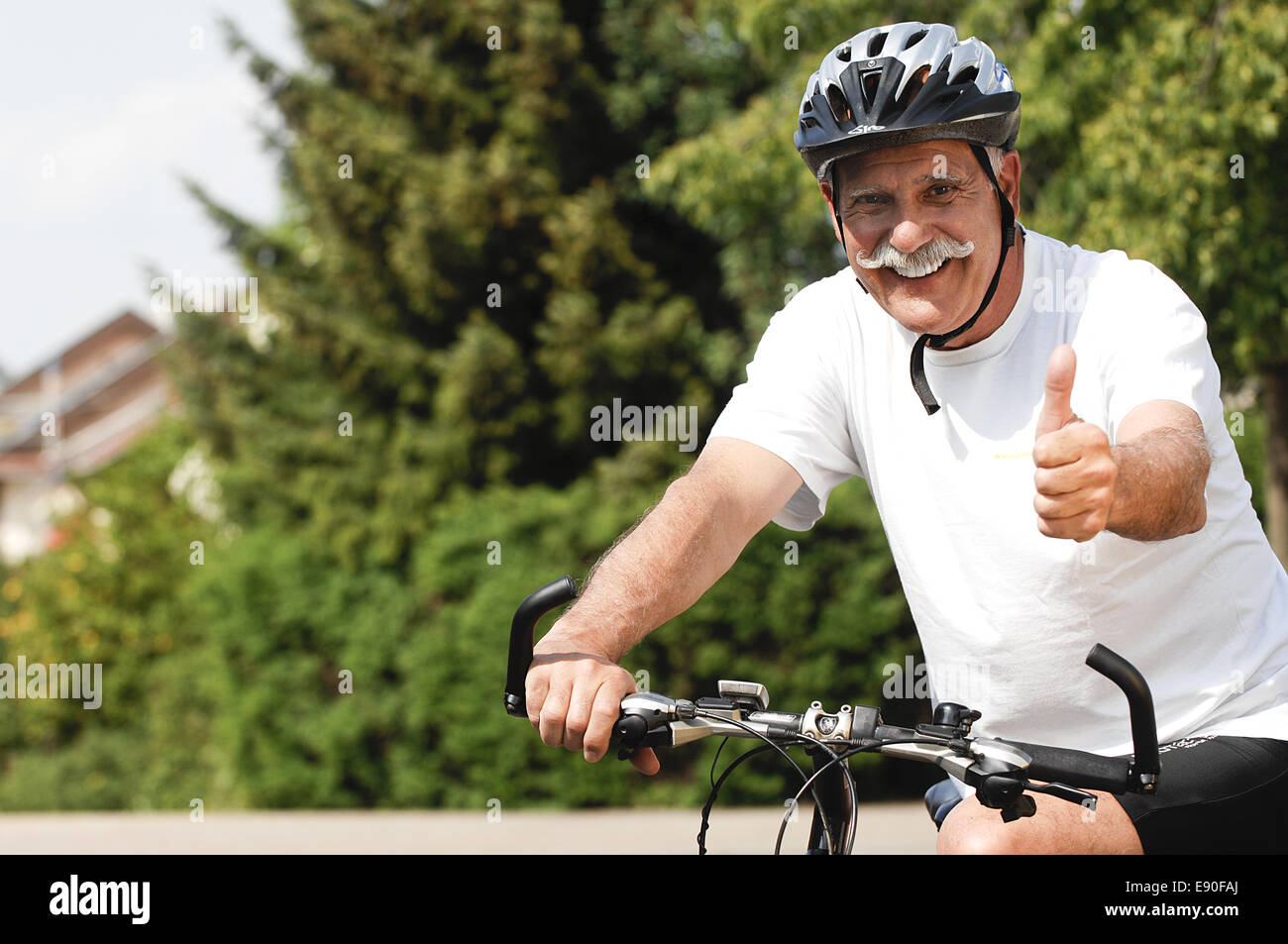 Cyclists Stock Photo