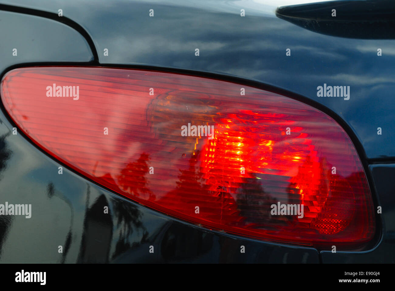 Brake light on the car Stock Photo