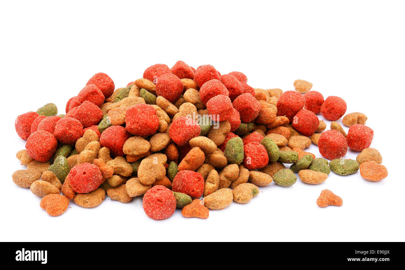 Detailed but simple image of dog food Stock Photo