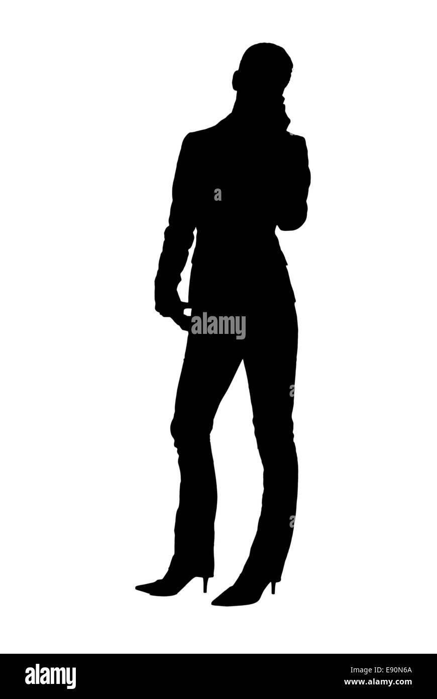 Mädchen silhouette hi-res stock photography and images - Alamy