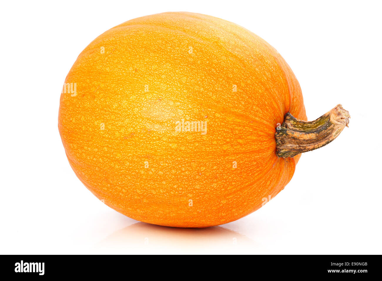 Ripe pumpkin vegetable isolated on white Stock Photo