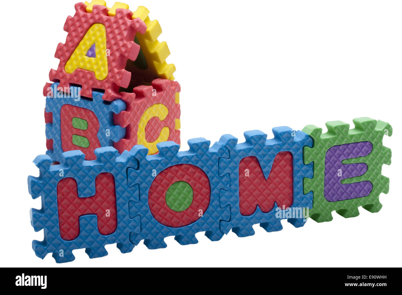 Letters puzzle Stock Photo - Alamy