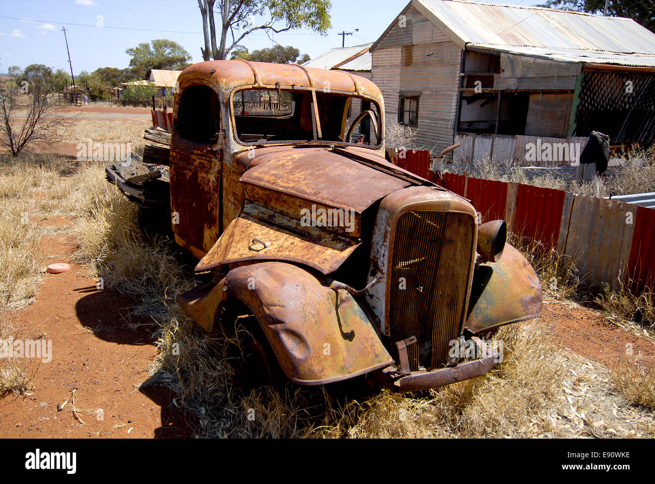 A ghost town in Western Australia Stock Photo