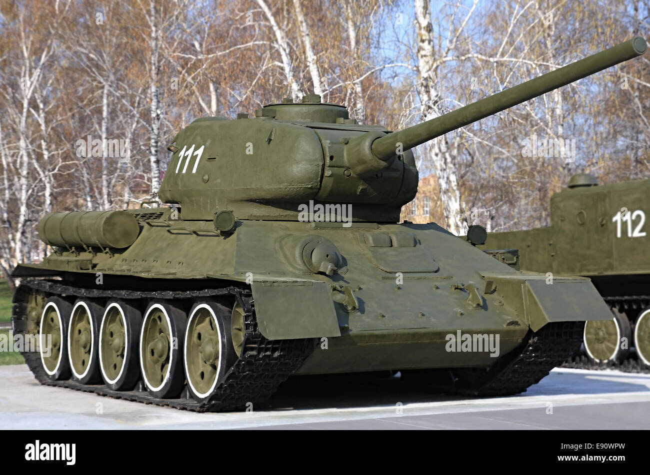 Tank T-34. Stock Photo