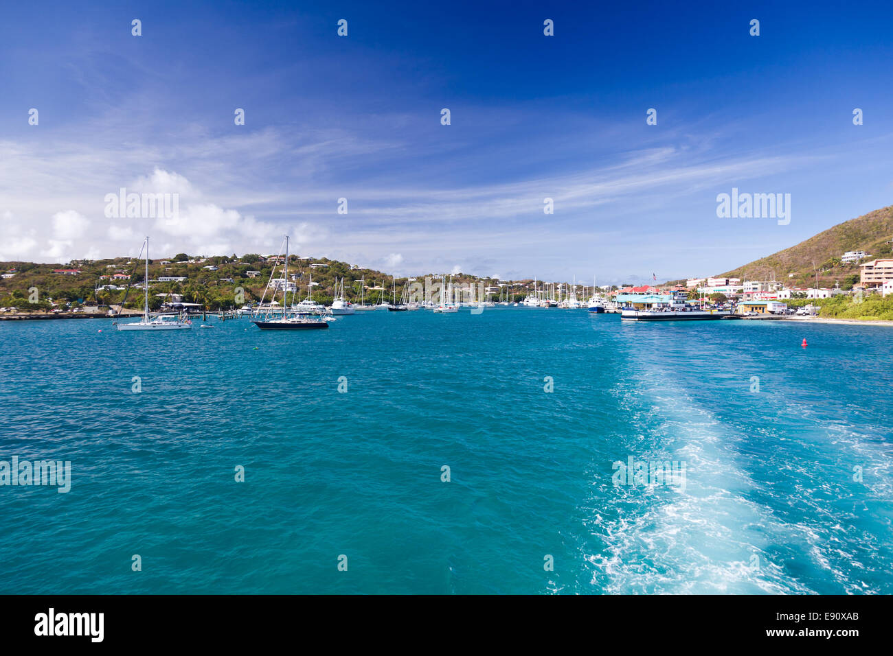 Red Hook harbor on St Thomas Stock Photo Alamy
