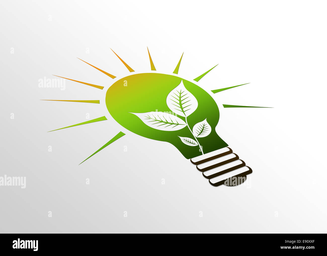 Perspective Ico Light Bulb Stock Photo - Alamy