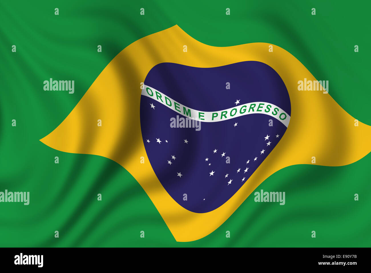 Brasilien flag hires stock photography and images Alamy
