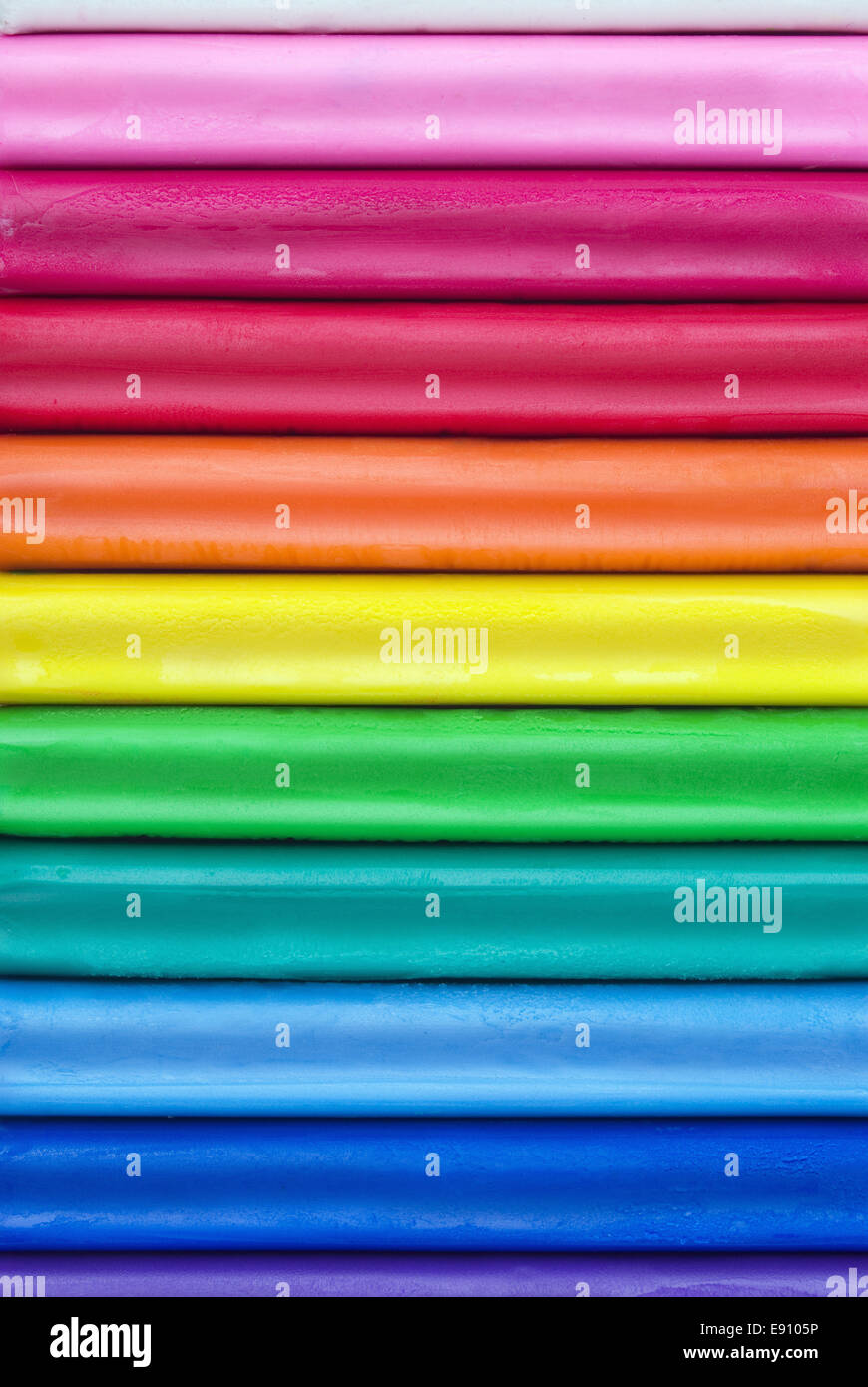 Modelling clay Stock Photo