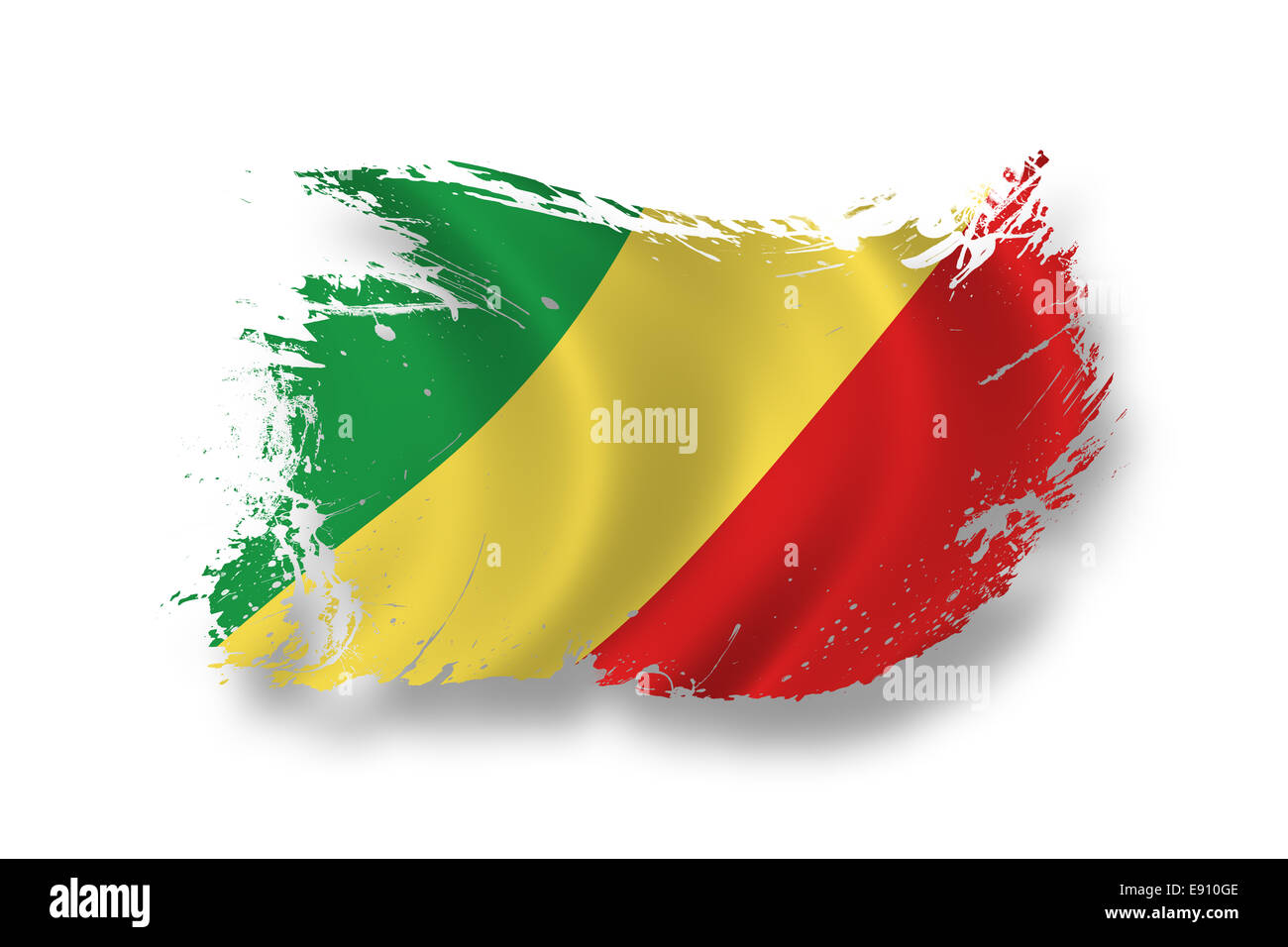 Flag of Congo Stock Photo - Alamy