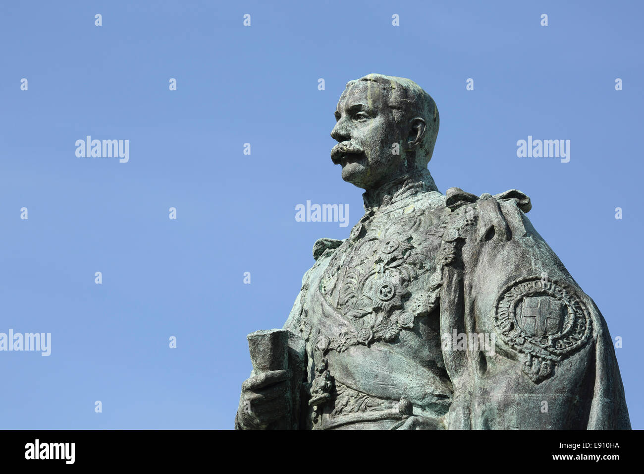 Statue of Lord Londonderry in Seaham, County Durham, England. Stock Photo