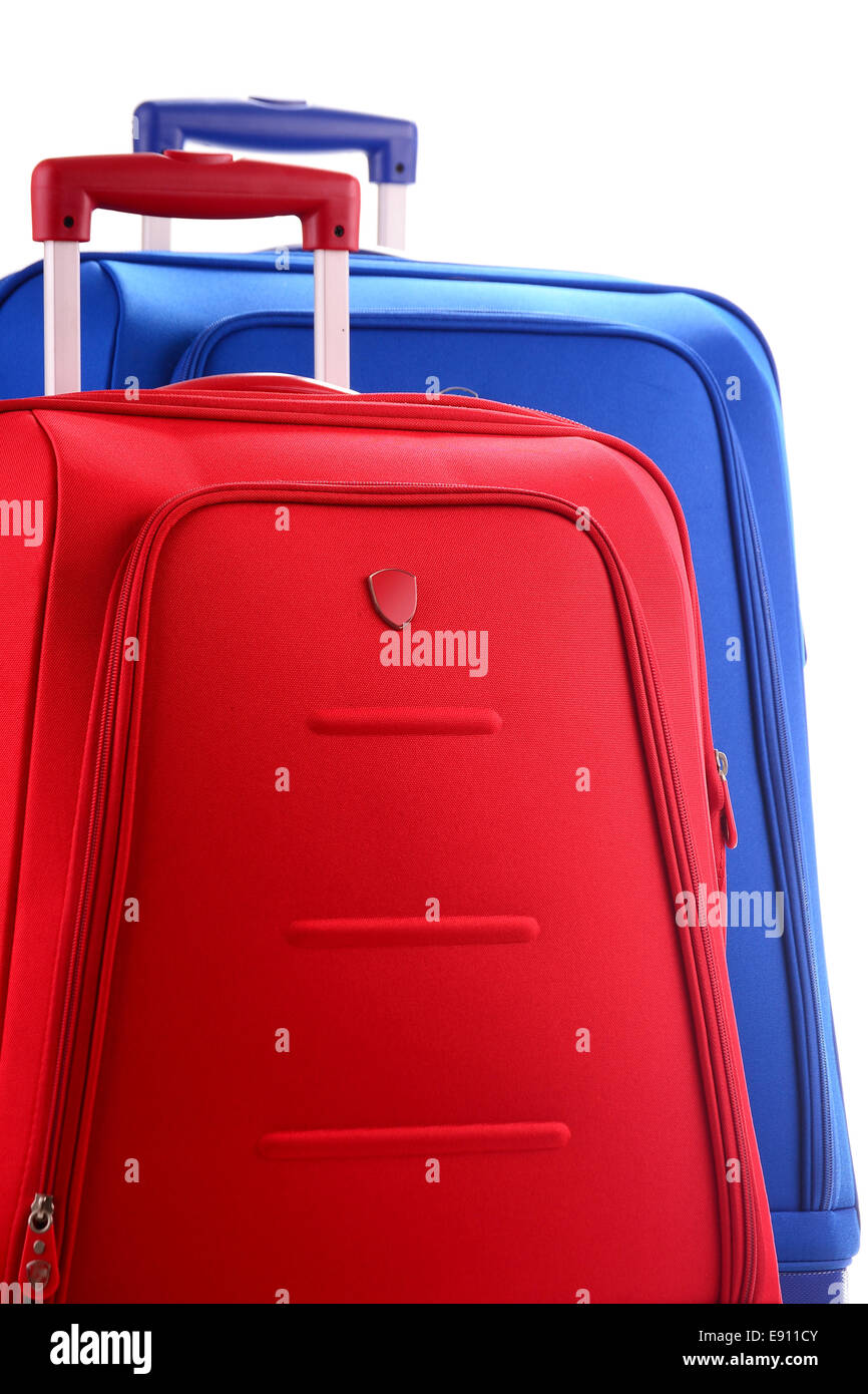 two large suitcases