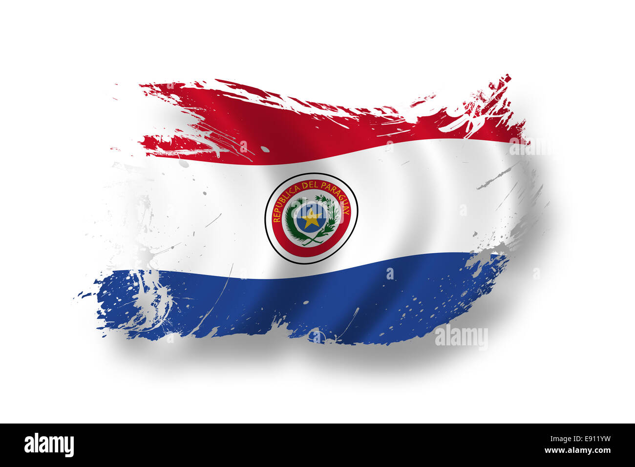 Flag of Paraguay Stock Photo - Alamy