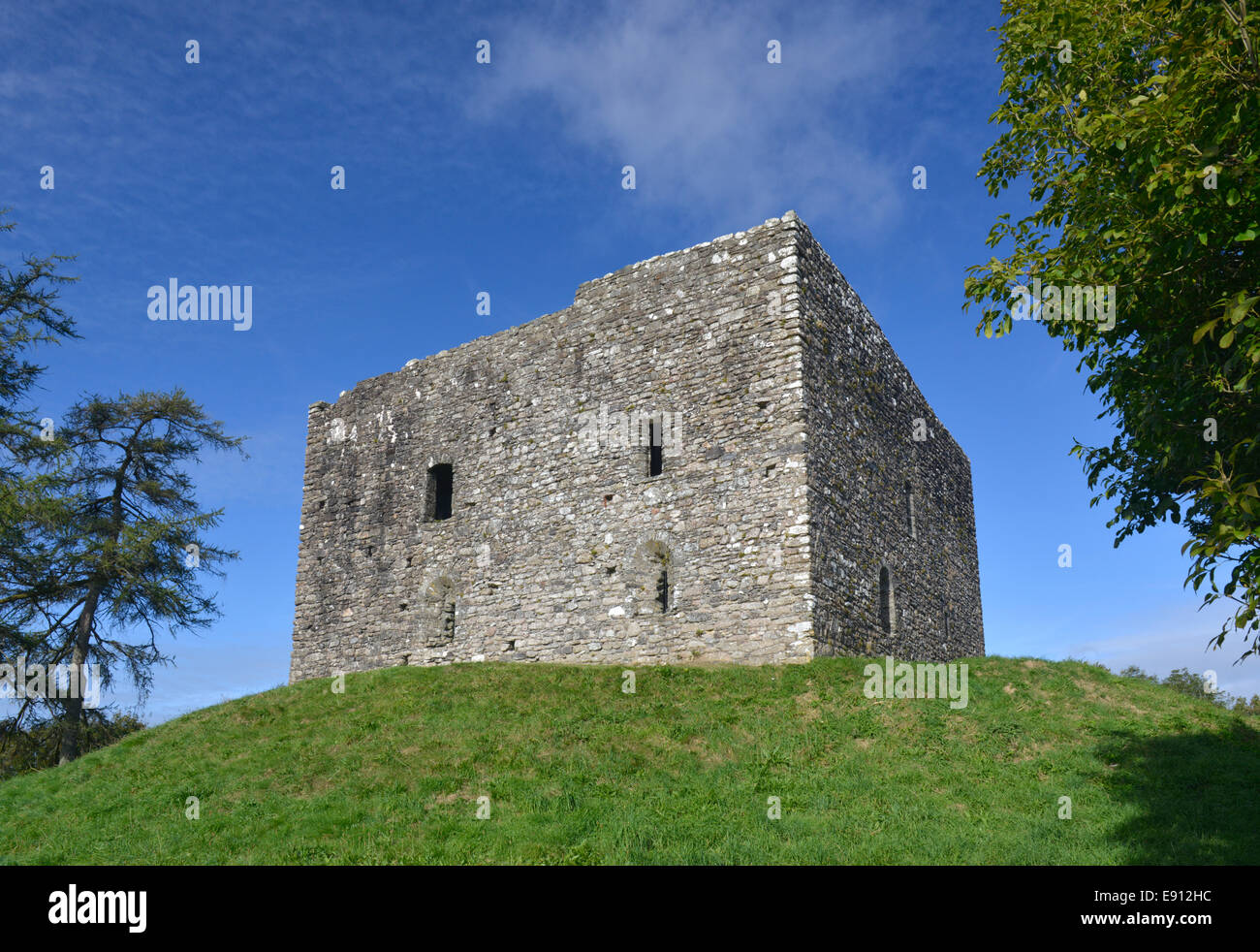 Lydford Castle, Lydford, Devon Stock Photo