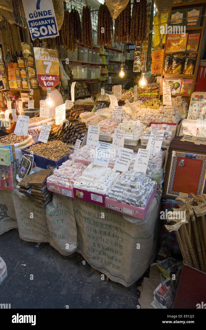 turkish market Stock Photo