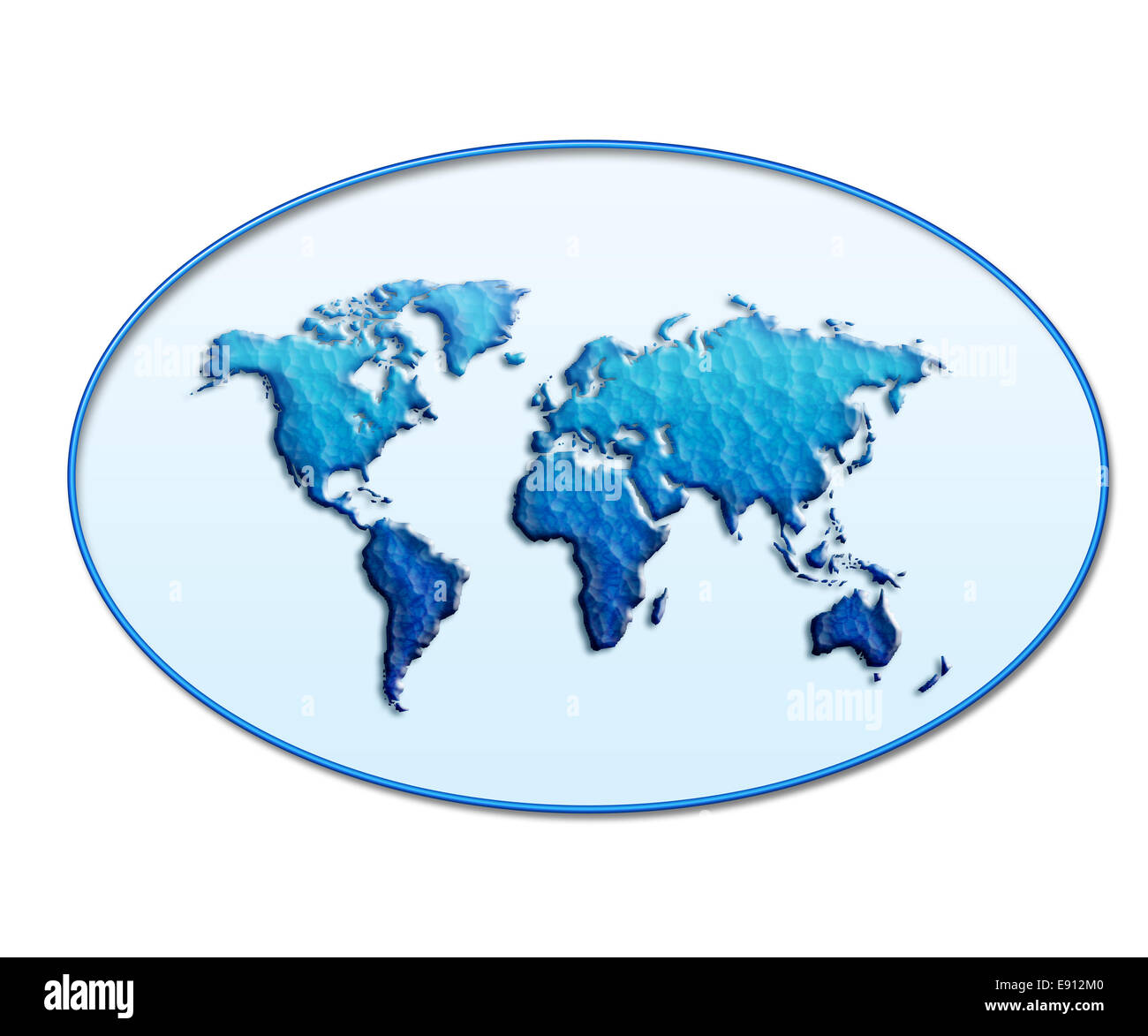 World globe background asia view Cut Out Stock Images & Pictures - Alamy