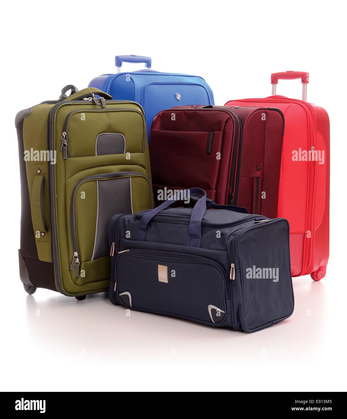 Luggage consisting of large suitcases Stock Photo