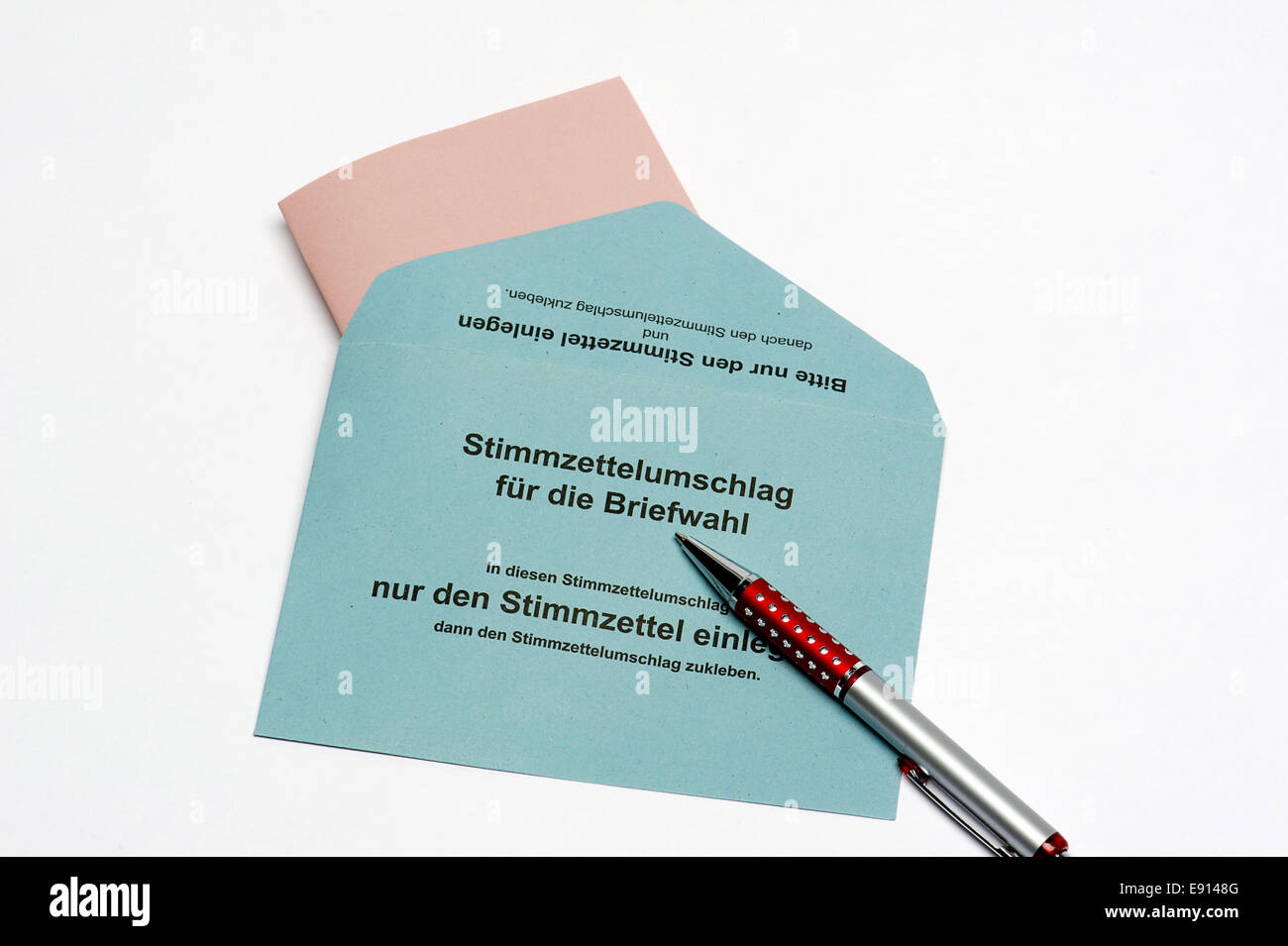 Voting papers Stock Photo