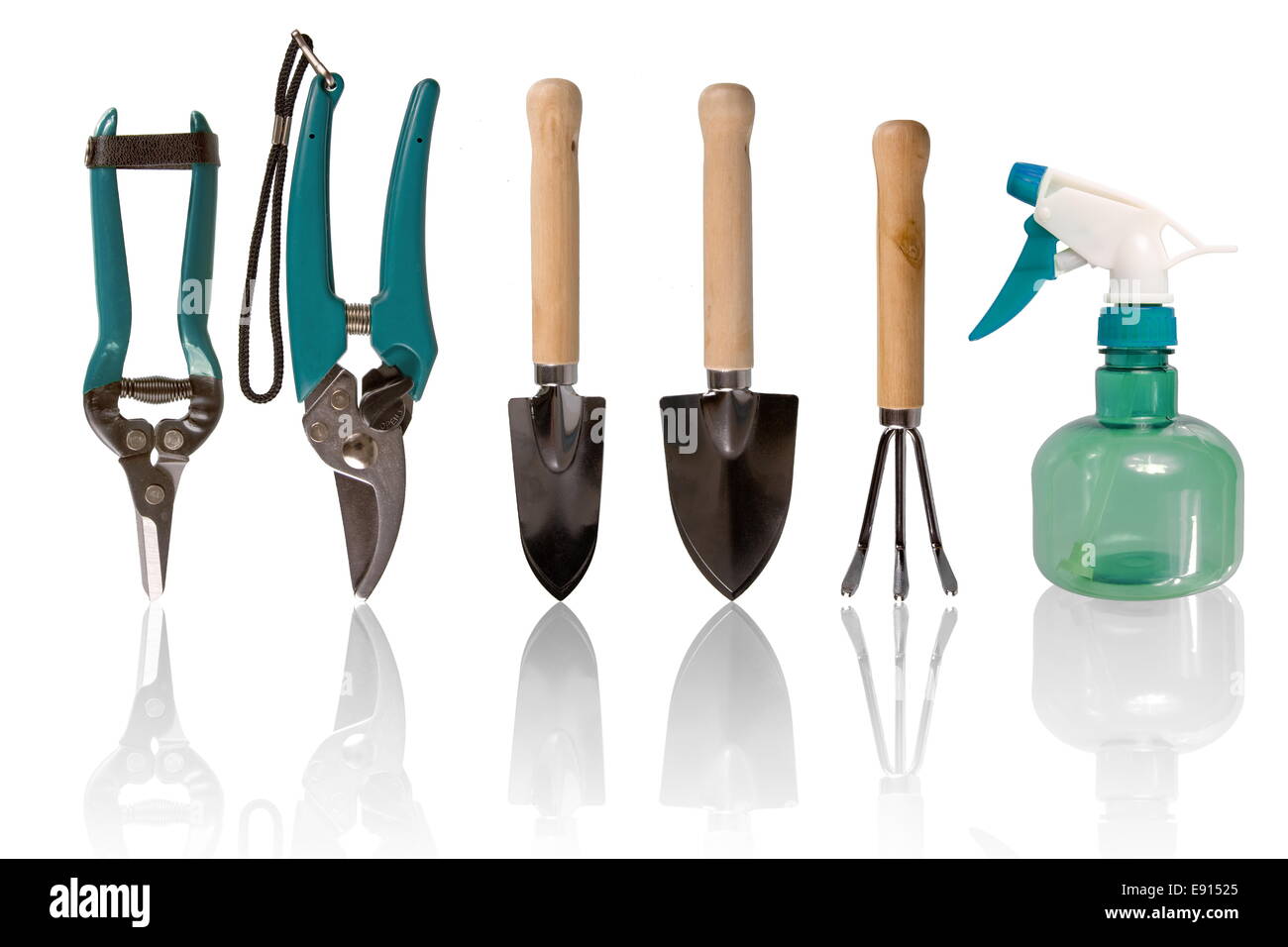 Small gardening tools Stock Photo Alamy