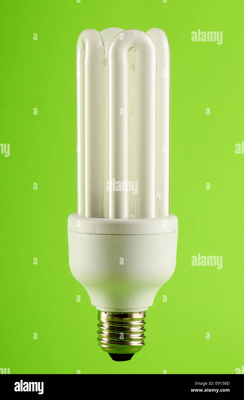 Compact fluorescent lamp Stock Photo
