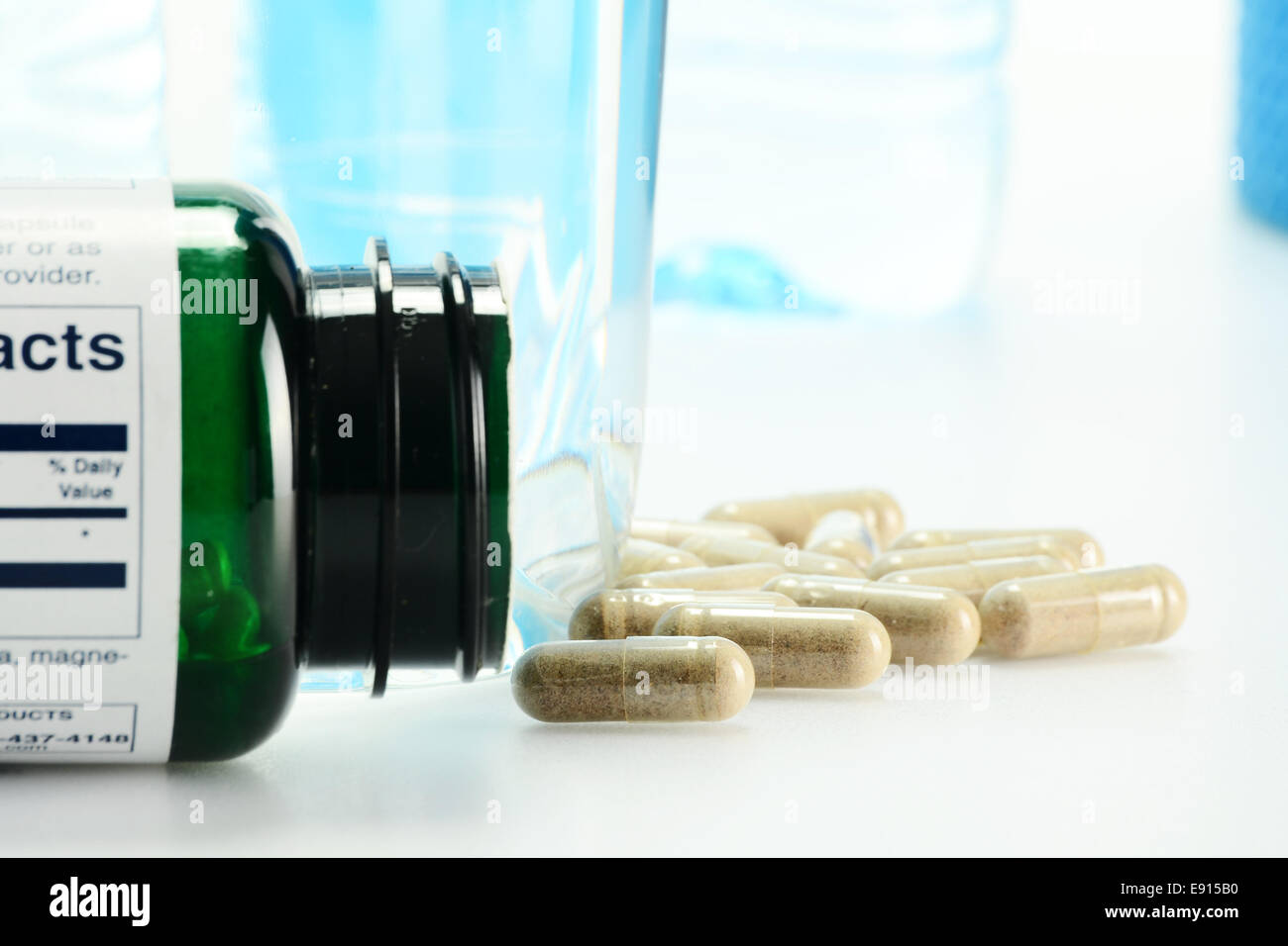 dietary supplement capsules Stock Photo Alamy