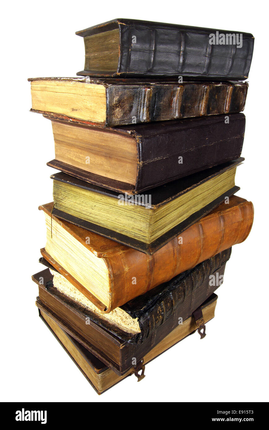 The ancient books Stock Photo