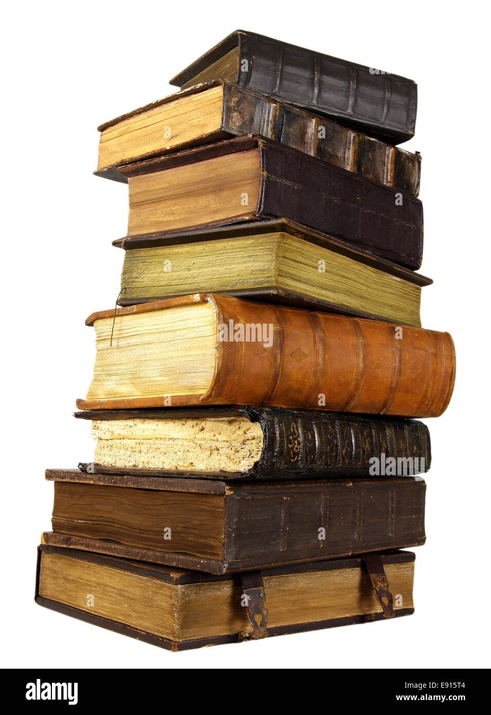 The ancient books Stock Photo