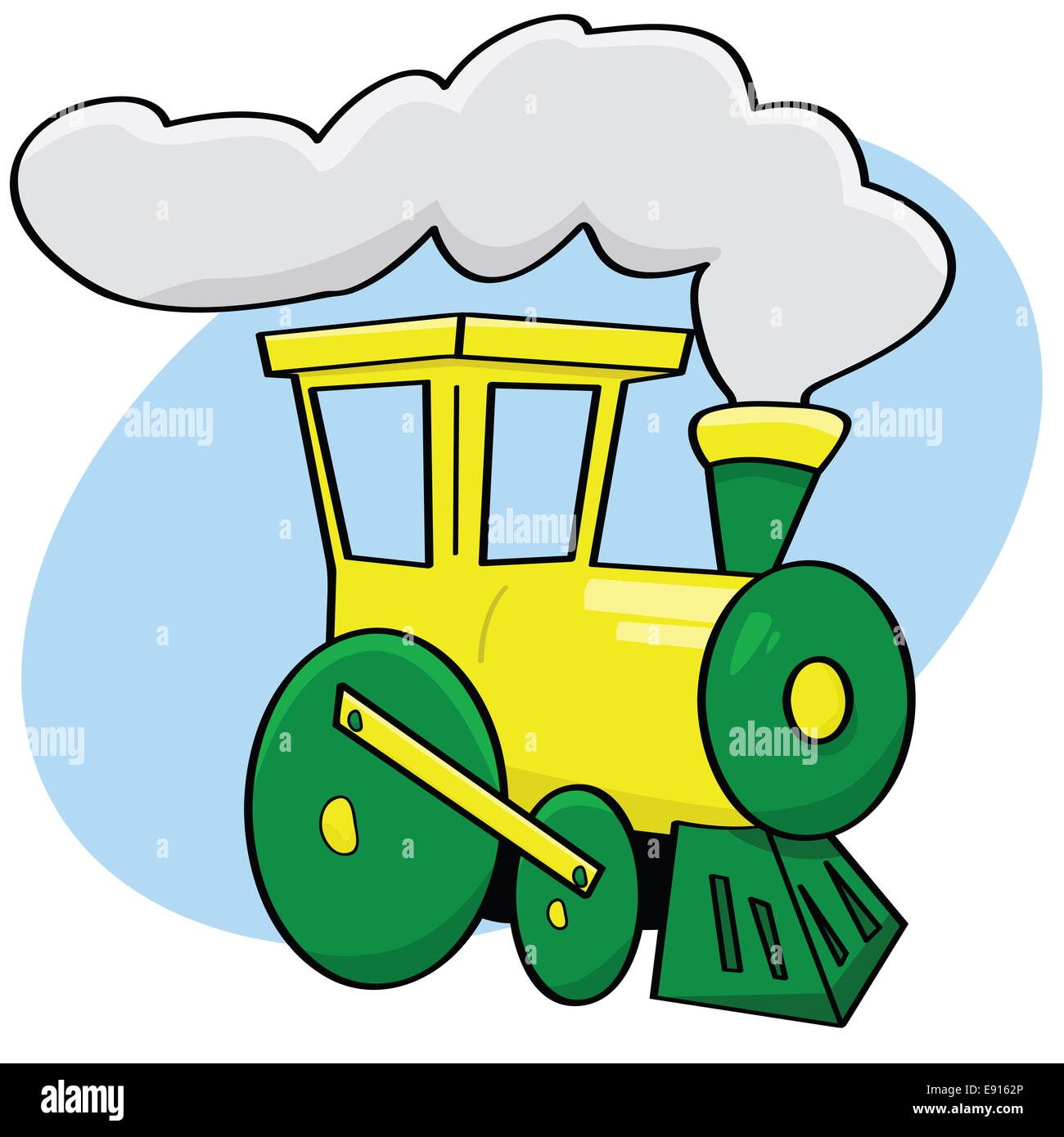 Cartoon train hi-res stock photography and images - Alamy